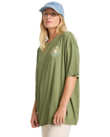 The Billabong Womens Take A Tour T-Shirt in Luv Army