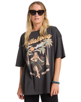 The Billabong Womens My Sunny Girl T-Shirt in Off Black