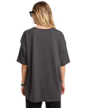 The Billabong Womens My Sunny Girl T-Shirt in Off Black