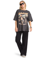 The Billabong Womens My Sunny Girl T-Shirt in Off Black