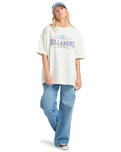 The Billabong Womens Wave Out T-Shirt in Light Grey