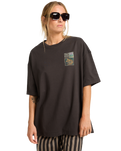 The Billabong Womens Daydream Away T-Shirt in Off Black