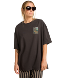 The Billabong Womens Daydream Away T-Shirt in Off Black