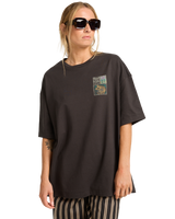 The Billabong Womens Daydream Away T-Shirt in Off Black