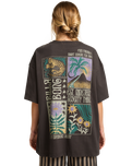The Billabong Womens Daydream Away T-Shirt in Off Black