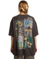The Billabong Womens Daydream Away T-Shirt in Off Black