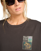 The Billabong Womens Daydream Away T-Shirt in Off Black