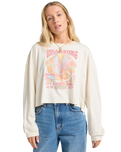 The Billabong Womens Ana Aguila Long Sleeve T-Shirt in Whitecap
