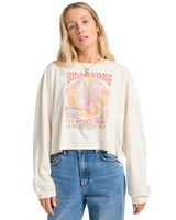 The Billabong Womens Ana Aguila Long Sleeve T-Shirt in Whitecap