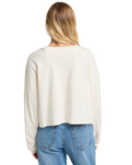 The Billabong Womens Ana Aguila Long Sleeve T-Shirt in Whitecap