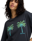 Vacation Club T-Shirt in Off Black