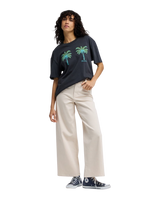 Vacation Club T-Shirt in Off Black