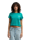 The Billabong Womens Surf The Waves T-Shirt in Ivy