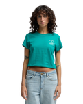 The Billabong Womens Surf The Waves T-Shirt in Ivy