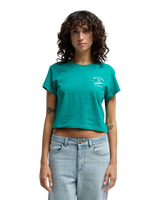 The Billabong Womens Surf The Waves T-Shirt in Ivy