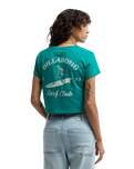 The Billabong Womens Surf The Waves T-Shirt in Ivy