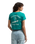 The Billabong Womens Surf The Waves T-Shirt in Ivy