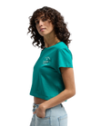 The Billabong Womens Surf The Waves T-Shirt in Ivy