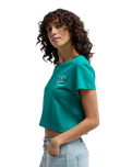 The Billabong Womens Surf The Waves T-Shirt in Ivy