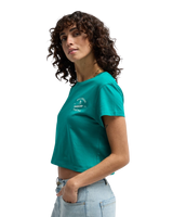 The Billabong Womens Surf The Waves T-Shirt in Ivy