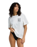 The Billabong Womens Always Looking T-Shirt in Salt Crystal