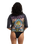 The Billabong Womens Floral Rocker T-Shirt in Off Black