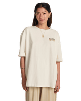 Floral Rocker T-Shirt in Salt Crystal