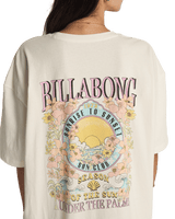 Floral Rocker T-Shirt in Salt Crystal