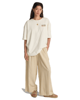 Floral Rocker T-Shirt in Salt Crystal