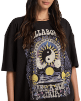 Surf Trip T-Shirt in Off Black