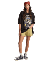 Surf Trip T-Shirt in Off Black