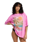 Feel The Heat T-Shirt in Party Pink