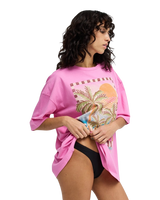 Feel The Heat T-Shirt in Party Pink