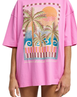 Feel The Heat T-Shirt in Party Pink