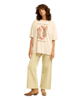 The Billabong Womens Ready To Roam T-Shirt in White Cap