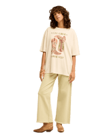 The Billabong Womens Ready To Roam T-Shirt in White Cap