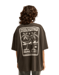 The Billabong Womens Tropical Filmore T-Shirt in Off Black
