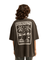 The Billabong Womens Tropical Filmore T-Shirt in Off Black