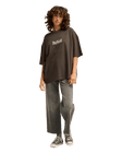 The Billabong Womens Tropical Filmore T-Shirt in Off Black
