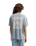 The Billabong Womens Every Other Shell T-Shirt in Salted Blue