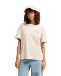 The Billabong Womens Heritage Backer T-Shirt in Grey Heather