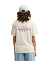 The Billabong Womens Heritage Backer T-Shirt in Grey Heather