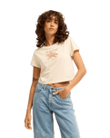 The Billabong Womens Outpost Ritual T-Shirt in White Cap