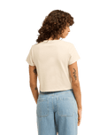 The Billabong Womens Outpost Ritual T-Shirt in White Cap