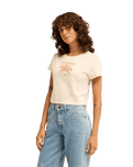 The Billabong Womens Outpost Ritual T-Shirt in White Cap