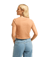 The Billabong Womens Surfing In Town T-Shirt in Sugar Almond