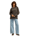 The Billabong Womens Rinding West Long Sleeve T-Shirt in Off Black