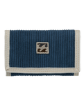 Tribong Patch Wallet in Ombre Blue