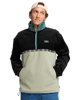 The Billabong Mens Space Lobster Fleece Jacket in Sagebrush