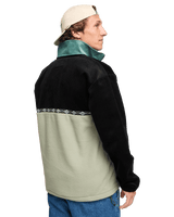 The Billabong Mens Space Lobster Fleece Jacket in Sagebrush
